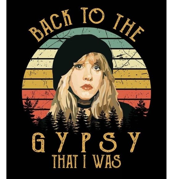 Back To The Gypsy That I Was Stevie Nicks Shirt - Picture 1 of 3